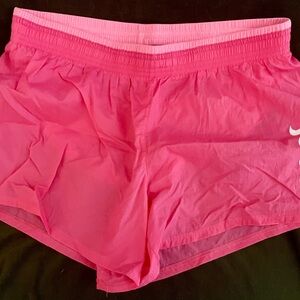 Nike Pink Athletic Shorts Lightweight Running Style